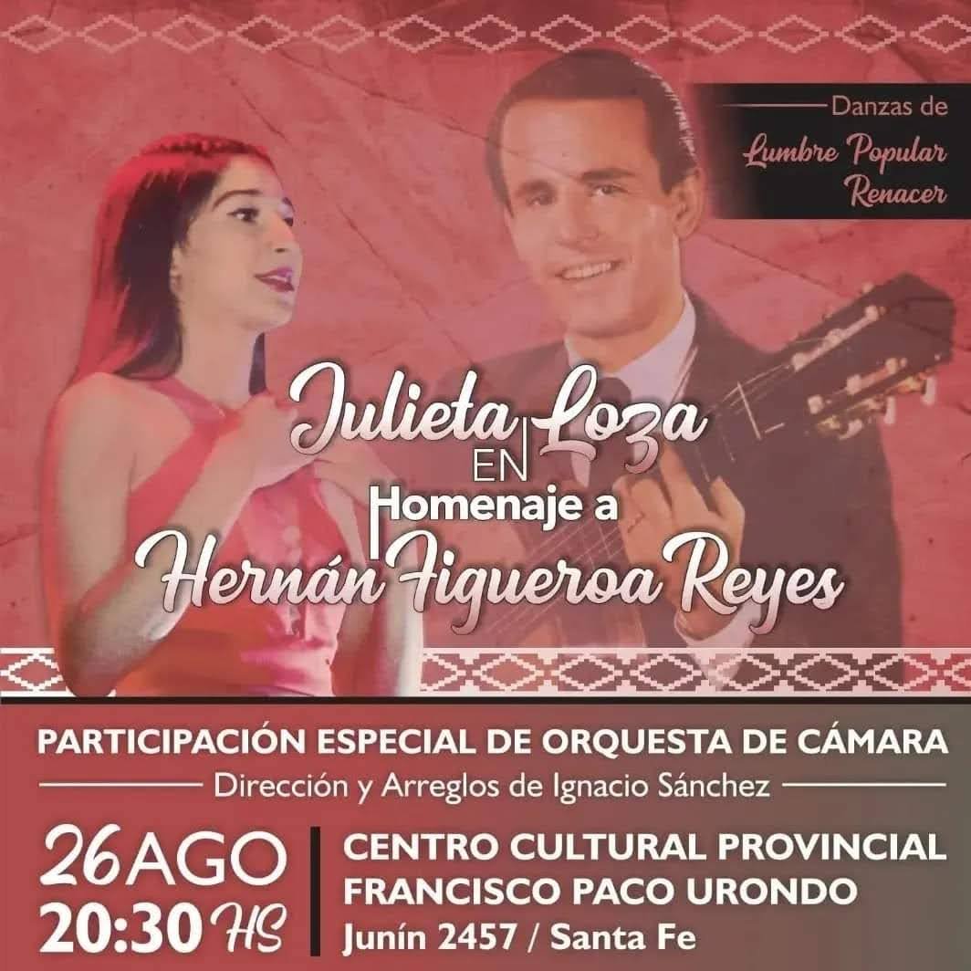 Julieta Loza Homenaje a Hernan Figueroa Reyes